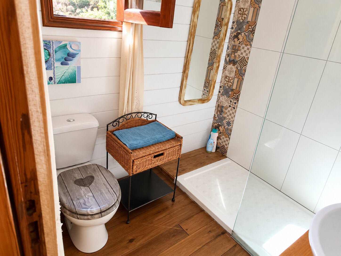 Salle de bain privée de la roulotte