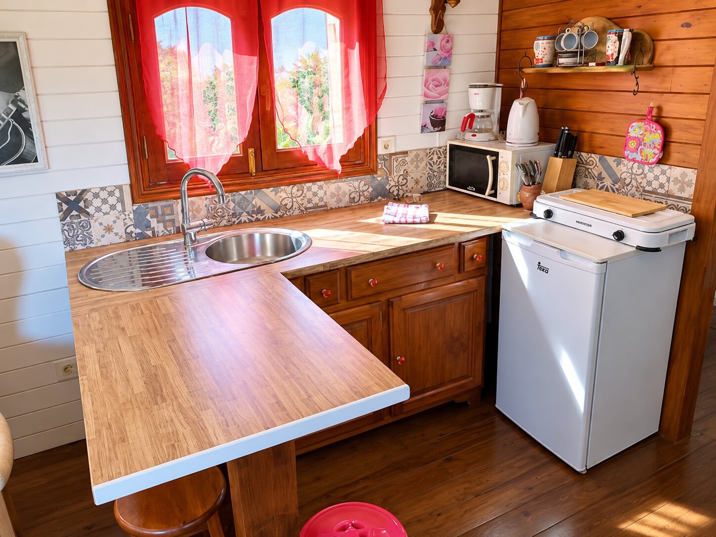 Espace cuisine de l'hébergement